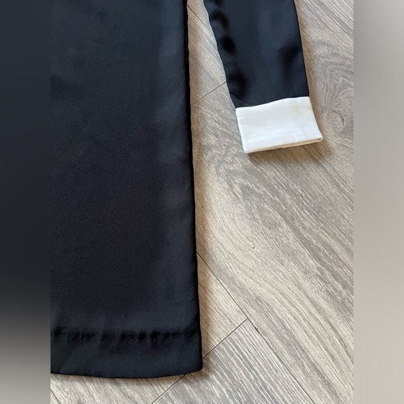 Victoria Beckham for target bunny collar long sleeve black shift dress. Size XS - Picture 8 of 13